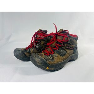 Keen Kids Brown and Red Boots